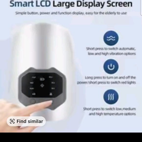 LED Light Therapy KNEEMassager - White - Picture 6 of 7